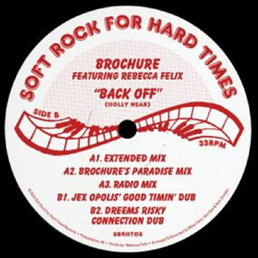 Brochure – Back Off (12", Soft Rock For Hard Times, 2026) Front Cover