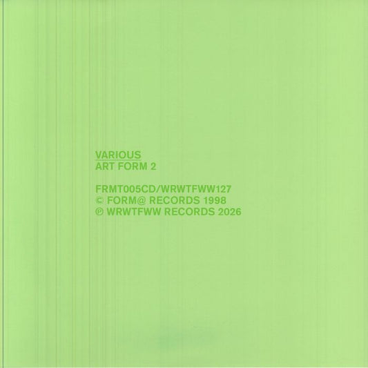 Various – Art Form 2 (2xLP, We Release Whatever The Fuck We Want Records, 2026) Front Cover