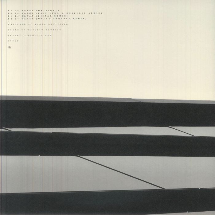 Vril , Pablo Bolivar – 24 Karat (12", Seven Villas, 2025) Back Cover