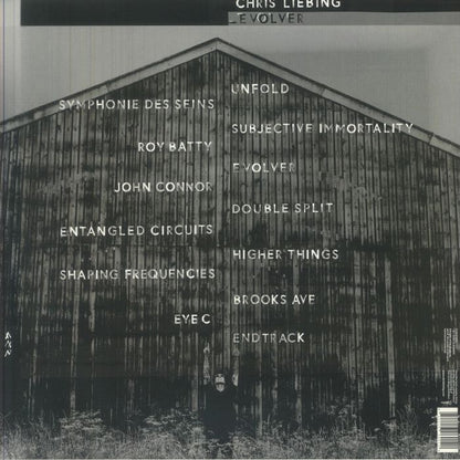 Chris Liebing – Evolver LP (2x12", CLR, 2026) Back Cover