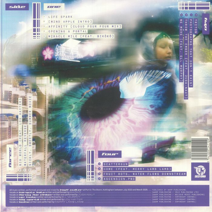 Lone – Hyperphantasia (2xLP, Greco-Roman, 2026) Back Cover