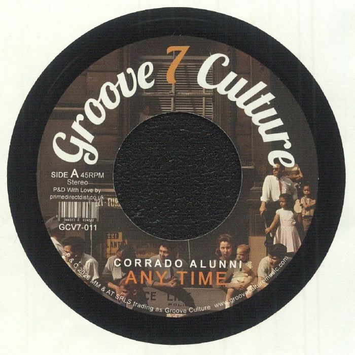 Corrado Alunni – Any Time / Soul Groove (7", Groove 7 Culture, 2023) Front Cover
