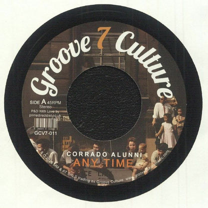 Corrado Alunni – Any Time / Soul Groove (7", Groove 7 Culture, 2023) Front Cover