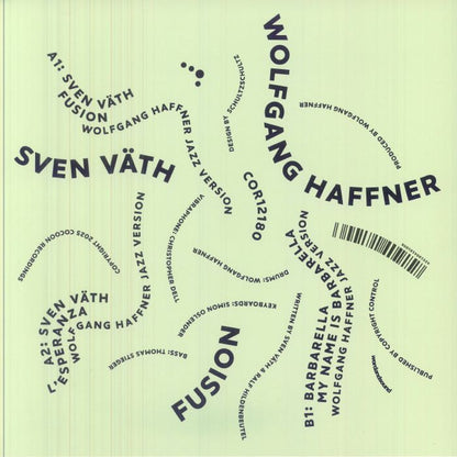 Sven Väth Wolfgang Haffner – Fusion (12", Cocoon Recordings, 2026) Back Cover