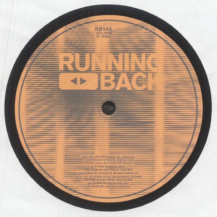Tornado Wallace – Left At Sunset (12", Running Back, 2026) Back Cover