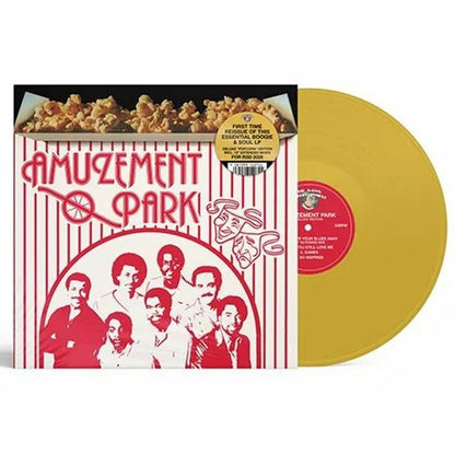 Amuzement Park – Amuzement Park (LP, Butter Popcorn Yellow, Our Gang Entertainment, 2026) Front Cover