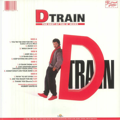 DTrain – The Best Of The 12" Mixes (2xLP, 180g, Prelude Records, 2026) Back Cover