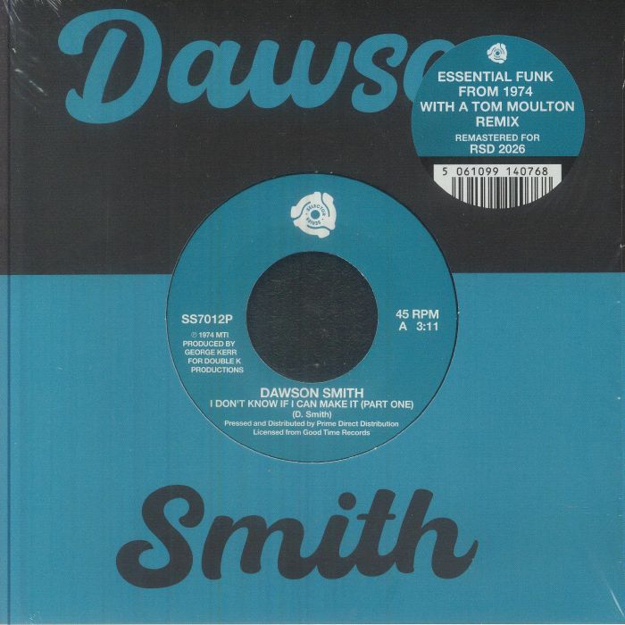 Dawson Smith – I Don't Know If I Can Make It (7", Selector Series, 2026) Front Cover