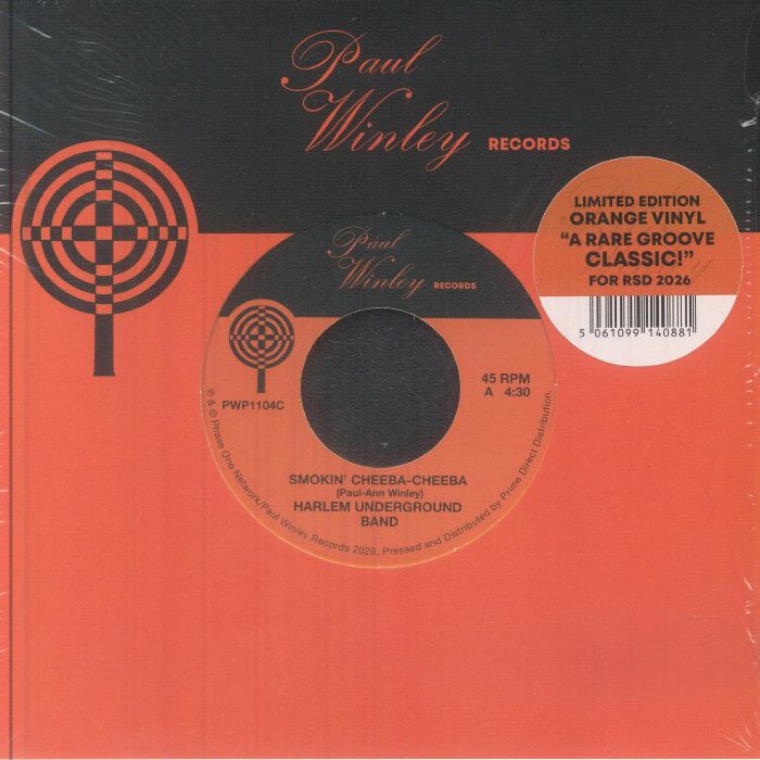 Harlem Underground Band / The Mighty Tom Cats – Smokin' Cheeba-Cheeba / Dance Girl (7", Orange, Paul Winley Records, 2026) Front Cover