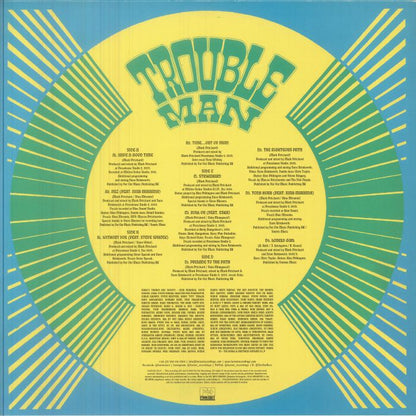 Troubleman – Time Out Of Mind (2x12", Green, Far Out Recordings, 2026) Back Cover