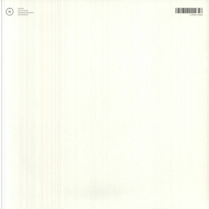 Alva Noto – Wave Weave - Sono Obi (12", Gatefold Die-Cut Cover, Noton, 2026) Back Cover