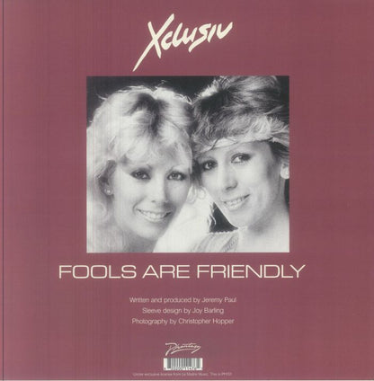 Xclusiv – Fools Are Friendly (12", Phantasy Sound, 2026) Back Cover