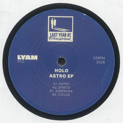 Holo – Astro EP (12", Last Year At Marienbad, 2026) Front Cover