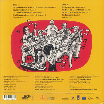 Turma Da Benção – Conjunto Angola 70 E Paullo Flores (LP, Keep On Pushin Records, 2026) Back Cover
