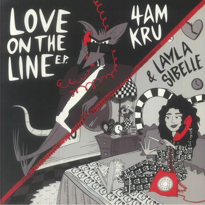 4am Kru Layla Sibelle – Love On The Line E.P. (12", Embrace The Real Records, 2026) Front Cover