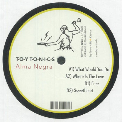 Alma Negra – Free EP (12", Toy Tonics, 2026) Back Cover