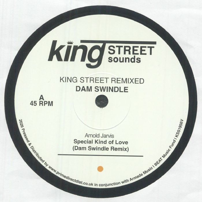 Dam Swindle – King Street Remixed (12", BPM King Street Sounds, 2026) Front Cover