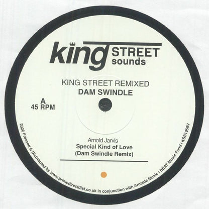 Dam Swindle – King Street Remixed (12", BPM King Street Sounds, 2026) Front Cover