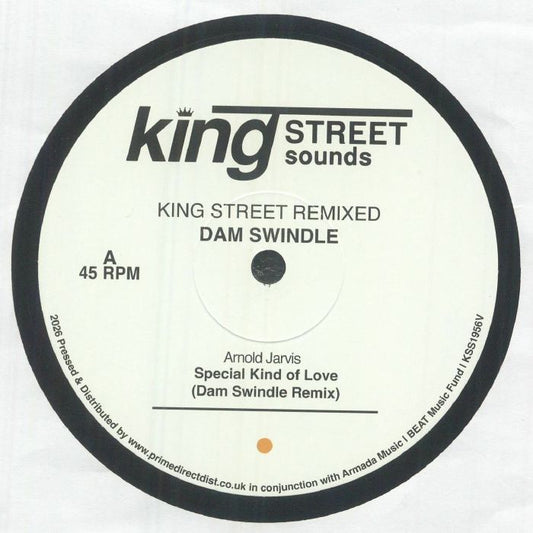 Dam Swindle – King Street Remixed (12", BPM King Street Sounds, 2026) Front Cover