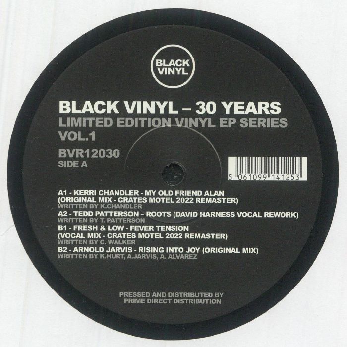 Various – Black Vinyl 30 Years (12", Black Vinyl Records, 2026) Front Cover