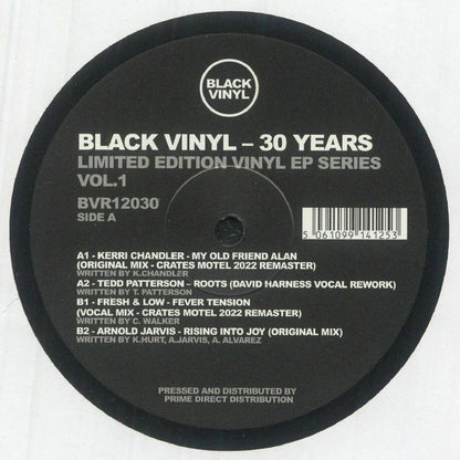 Various – Black Vinyl 30 Years (12", Black Vinyl Records, 2026) Front Cover