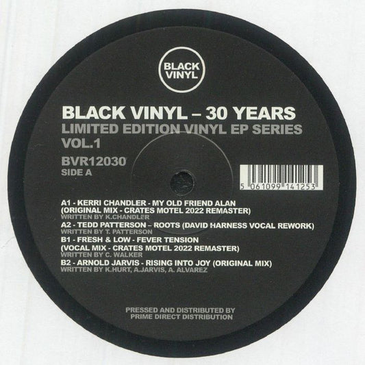 Various – Black Vinyl 30 Years (12", Black Vinyl Records, 2026) Front Cover