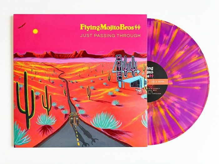 Flying Mojito Bros – Just Passing Through (LP, Orange & Pink Splatter, Ubiquity, 2026) Image 3