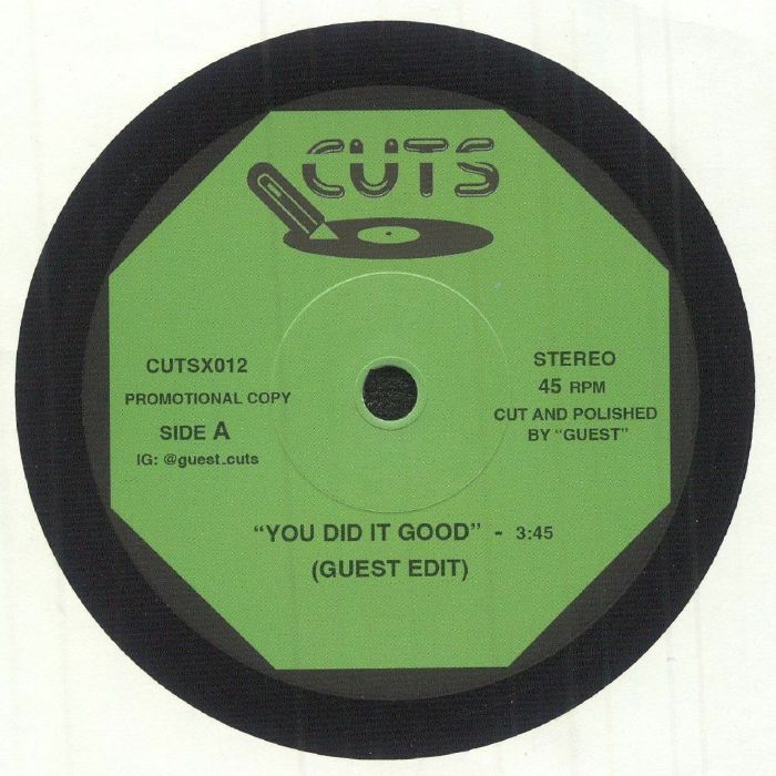 Guest – Guest Mini Edits Vol.8 (7", Cuts, 2026) Front Cover
