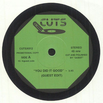 Guest – Guest Mini Edits Vol.8 (7", Cuts, 2026) Front Cover