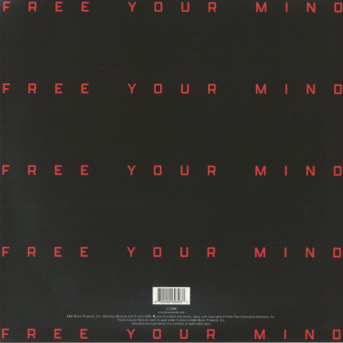 Prospa – Free Your Mind (2x12", CircoLoco Records, 2026) Back Cover