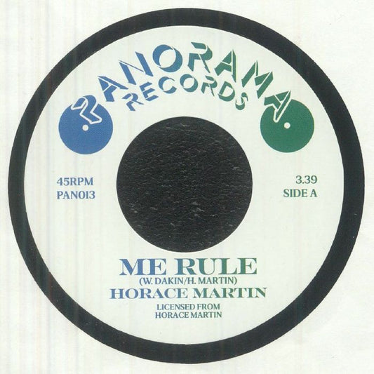Horace Martin / Prince Huntley – Me Rule / Rule (7", PANORAMA, 2026) Front Cover