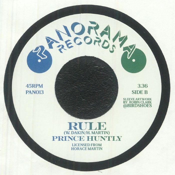 Horace Martin / Prince Huntley – Me Rule / Rule (7", PANORAMA, 2026) Back Cover