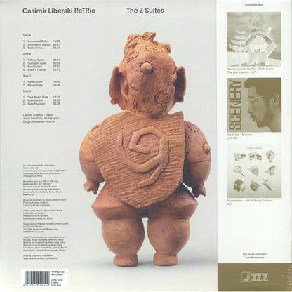 Casimir Liberski ReTRio – The Z Suites (2xLP, 180g, Gold, We Release Jazz, 2026) Back Cover