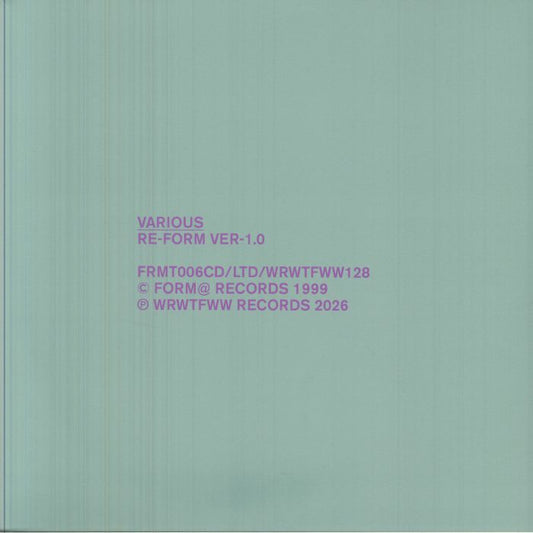 Various – Re-Form Ver-1.0 (2xLP, We Release Whatever The Fuck We Want Records, 2026) Front Cover