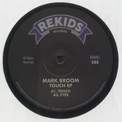 Mark Broom – Touch EP (12", Rekids, 2026) Front Cover
