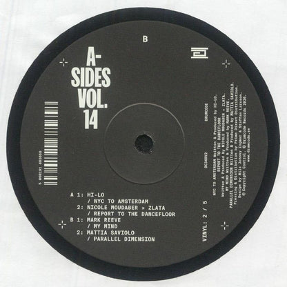 Various – A-Sides Vol.14 - V2 (12", Drumcode, 2026) Back Cover