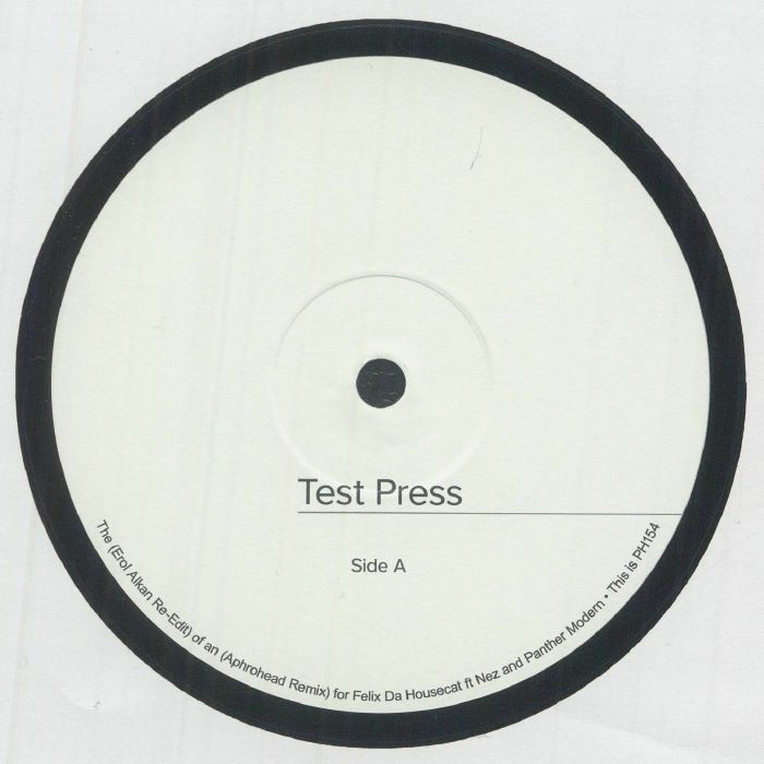Felix Da Housecat Nez Nicky Night Time Panther Modern – Test Press (Aphrohead Remix / Erol Alkan Re-Edit) (12", Phantasy Sound, 2026) Front Cover