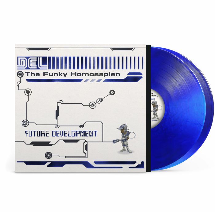 Del The Funky Homosapien – Future Development (2xLP, Blue Green Marbled, Rhymesayers Entertainment, 2026) Front Cover