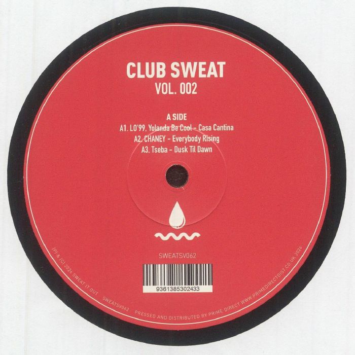 Various – Club Sweat Vol 002 (12", Sweat It Out!, 2026) Front Cover