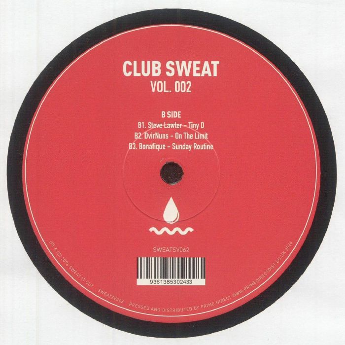 Various – Club Sweat Vol 002 (12", Sweat It Out!, 2026) Back Cover