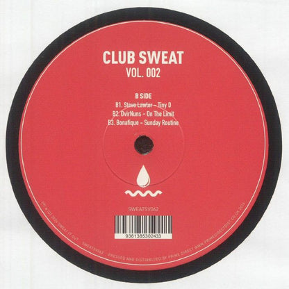 Various – Club Sweat Vol 002 (12", Sweat It Out!, 2026) Back Cover