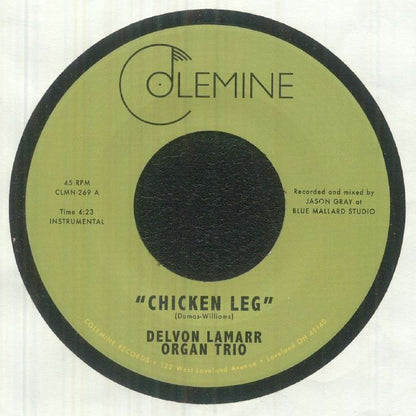 Delvon Lamarr Organ Trio – Chicken Leg (7", Colemine, 2026) Front Cover