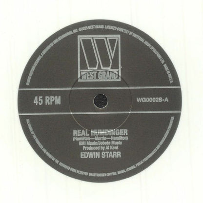 Edwin Starr / Edwin Starr feat. The Fantastic Four – Real Humdinger (7", White, West Grand, 2026) Front Cover
