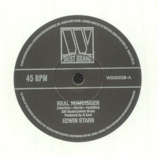 Edwin Starr / Edwin Starr feat. The Fantastic Four – Real Humdinger (7", White, West Grand, 2026) Front Cover