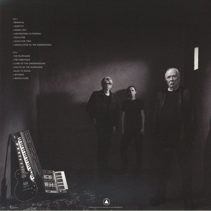 John Carpenter , Cody Carpenter , And Daniel Davies – John Carpenter's Cathedral (LP+7", Amethyst, Sacred Bones Records, 2026) Back Cover