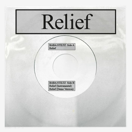 Baba Stiltz – Relief (7", Public Possession, 2026) Front Cover