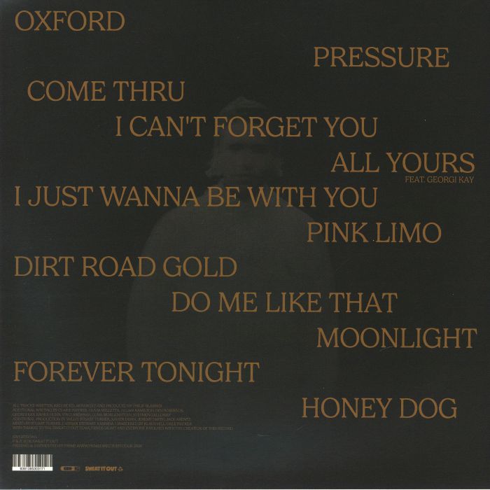 Crooked Colours – Dirt Road Gold (LP, Sweat It Out!, 2026) Back Cover