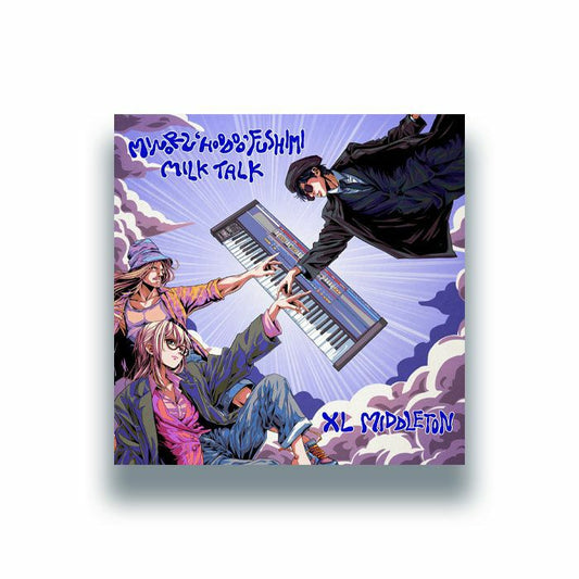 Minouru "Hoodoo" Fushimi Milk Talk XL Middleton – In Praise Of Mitochondria / Funkin Me Up (7", Tokyo Love Song, 2026) Front Cover