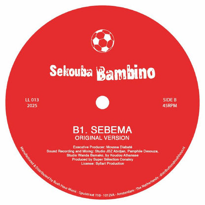 Sekouba Bambino – Sebema (Pete Blaker & Dionisos Edit) (12", LL Series, 2025) Back Cover