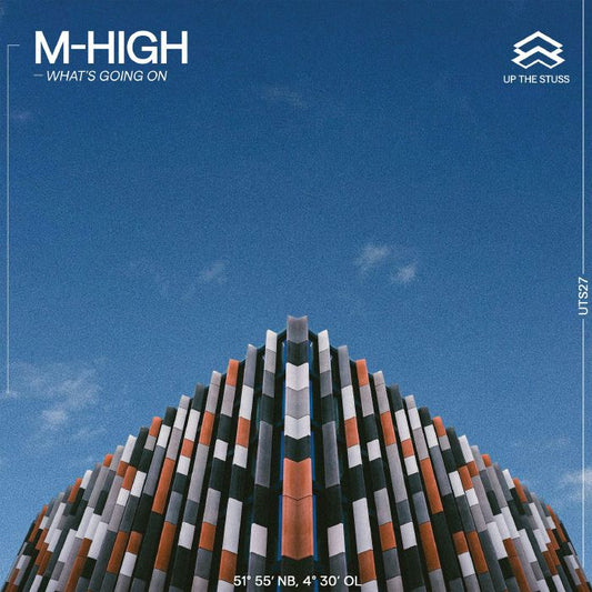 M-High – What's Going On (12", Peach, Up The Stuss, 2026) Front Cover